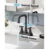 FORIOUS RV Bathroom Sink Faucet 2 or 3 Hole Matte