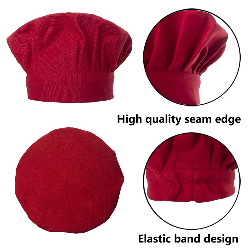 TOPTIE Cotton Canvas Kids Apron, Cooking Aprons and Chef Hat