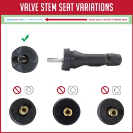 Wheel Accessories Parts PDQ Brand TPMS - Kit de servicio de sensor OEM de 12 piezas para Alfa Romero Giulia 2017+ Stelvio 2018+ Chrysler 200 Pacifica 2018+ Dodge Dart Durango Jeep Renegade Compass