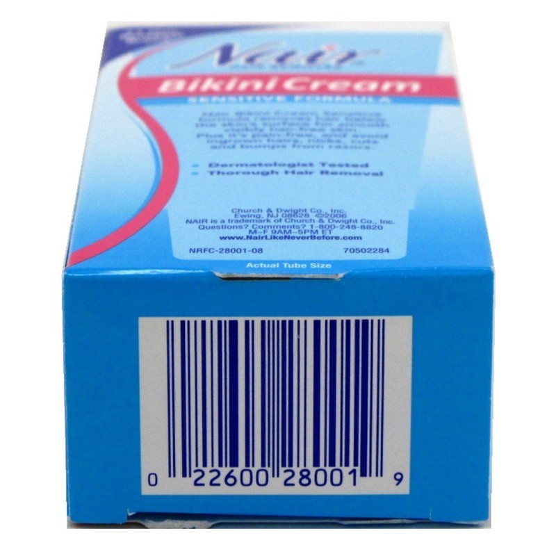 Nair Nair Sensitive Bikini Cream Hair Remover - 1.7 oz: