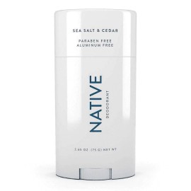 Native Deodorant Natural Deodorant for Men Aluminum Free with Baking Soda 2.65oz - Sea Salt & Cedar