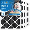 AIRX FILTERS WICKED CLEAN AIR. 16x25x2 Air Filter Odor Eliminator