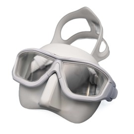 UMMY Free Diving Mask Streamline Streamline 2024 Model Freediving Skin Diving Snorkel Bare Diving (Matte White)
