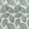 Oilcloth Tablecloth Small Leaves Green Rectangular 100 x 140 cm