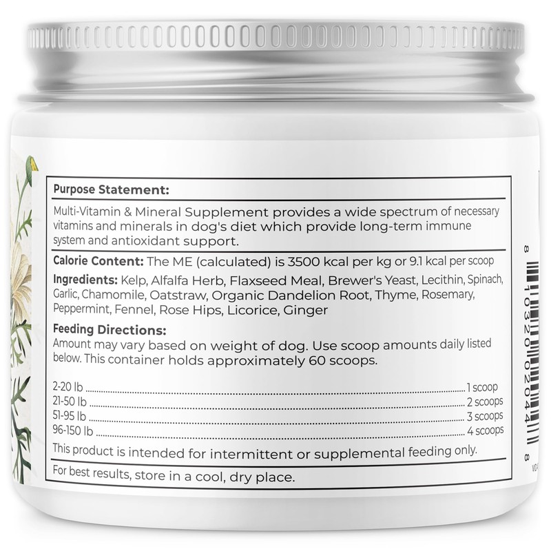Dr. Harvey's Herbal Multi-Vitamin and Mineral Supplement for Dogs (7