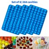 Sidosir 4Pcs Gummy Fruit Candy Molds, Non-stick Silicone Candy Gummy