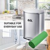 SKIR'CO (50 Stück) Müllsäcke 60 Liter, grün Müllsäcke 60 x