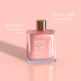 ALPHANOVA Daily Sun – Sublime Shining Pink Glow Öl – Bio-zertifiziert – 100 % natürlich – 50 ml