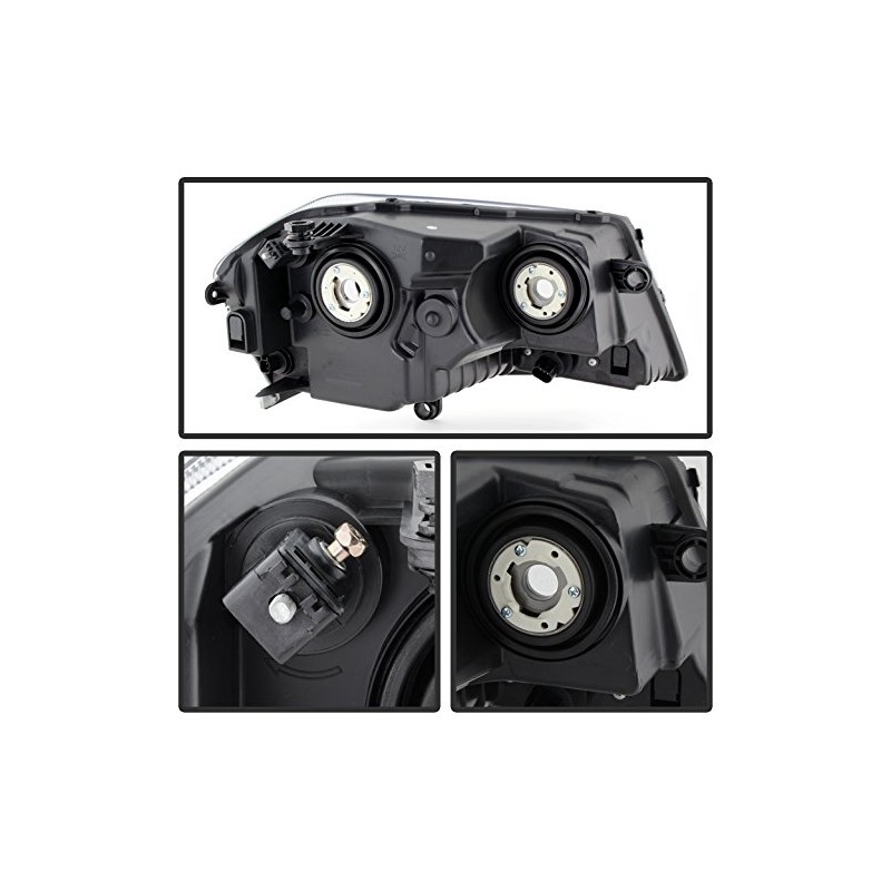 Xtune for Dodge Avenger Crystal Headlights Black/Clear