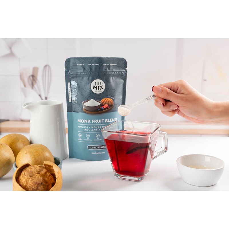 The Mix superfoods, Allulose poweder whit MONK FRUIT and STEVIA.