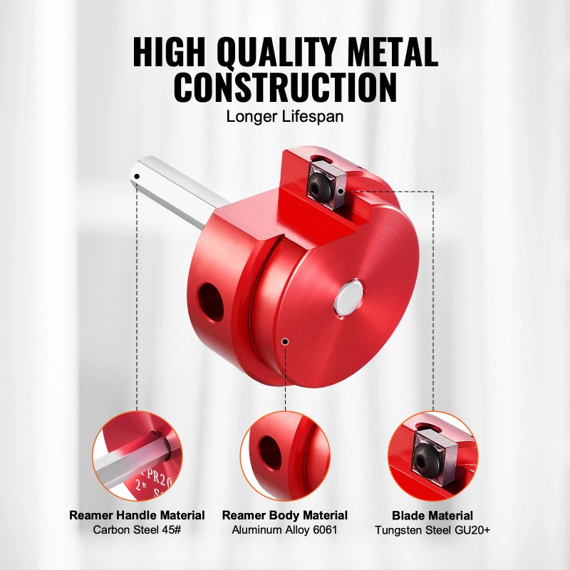 6Pcs PVC Pipe Reamer Plastic PVC Pipe Fitting Reamer Plumbing