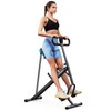 MERACH Squat Machine, Squat Rowing Machine with Adjustable Resistance, 350