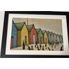 Greetingles Lowry-Style Framed Print. Beautiful Black Ash Frame (Lowry, LS