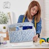 AMOIGEE Sewing Machine Cover for Brother, Singer, Janome – Quilted