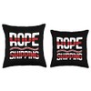 Jump Rope Jumping Skipping Roping Jumprope Design Throw Pillow