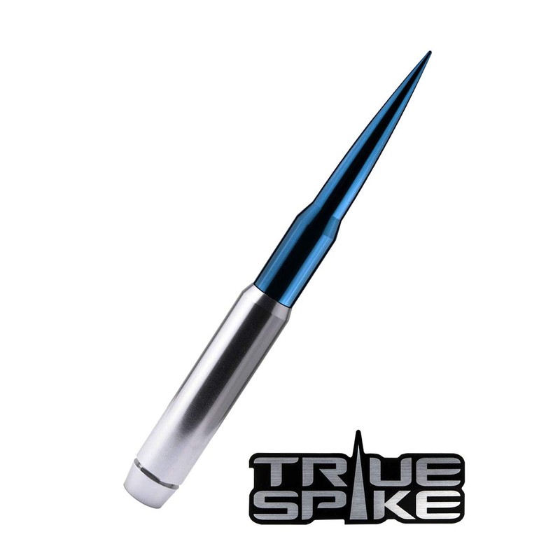 TRUE SPIKE 9 inch Silver Blue TIP PENETRATOR Fat Bullet
