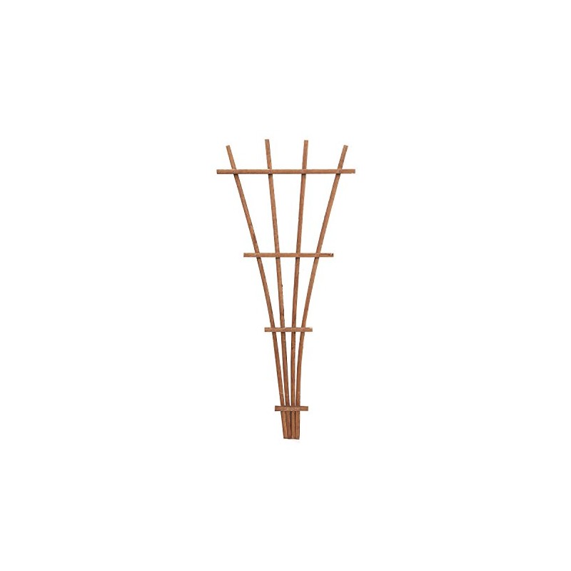 Panacea 83737 48" Brown Wood Fan Trellis