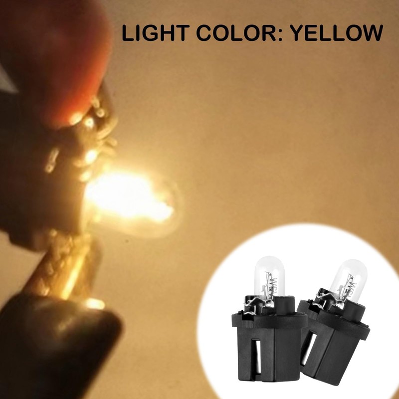 PosyLane 10 Pack T5 B8.5D LED Dashboard Car Dash Light