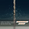 sourcing map 10pcs 1/4" Hex Shank Drill Bit 19/64" Gold