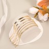 CAROVO Gold Bracelets for Women, 14K Gold Plated Bracelet Set