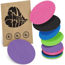 MySweetStitch - 10 x The Big Plasters Round Overpatch Waterproof Breathable Skin Friendly Rainbow