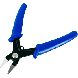 Side Wire Cutters Precision Flush Cutters Small Cable Snips Diagonal Pliers Ideal for Electronic Industry Repair, Jewelry Processing, DIY Model Making Blue