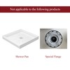 WEBANG 4 Inch Square Shower Drain Gold Floor Drain with