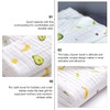 ORFOFE Newborn Bath Towel Muslin Face Cloth Wrapping Cloths Comfortable