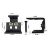 Barn Door Floor Guide Heavy Duty Floor Guide Black Carbon