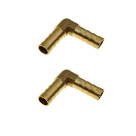 HongBoW Hardware 3 pcs Brass Hose Barb Splicer 3/8" to 3/8" Barbed Fitting Mender