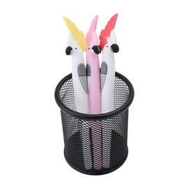 Cooapen Cartoon Animal Pen Soft Grip Black Ink Parrot Gel Pens Cute Stationery Writing Pens for School Office Supplies Gifts (Black Ink Parrot)