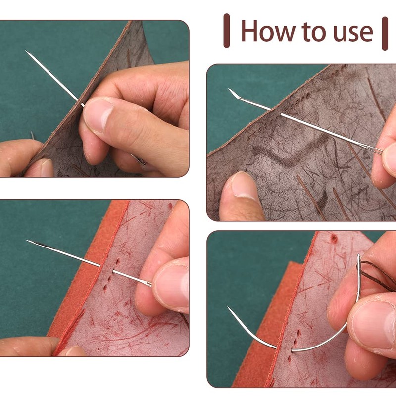 Leather Waxed Thread, 250M Sewing Waxed Thread Cord with Heavy