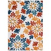 SAFAVIEH Cabana Collection Area Rug - 4' Square, Creme &