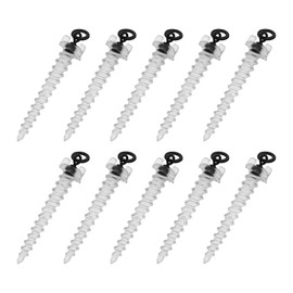 EMSea 50Pcs Fishing Lure Screws Replacement Bait Screws Pop Up Peg Bait Screw Fishing Accessories for D Rigs Chod Rigs Blow Back Rigs 27mm/ 1.06in