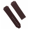 Ewatchparts 24-28mm Rubber Watch Band Strap With Clasp Compatible With
