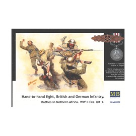 Masterbox 1:35 Scale British and German Infantry, Battles in North Africa Assembly Parts