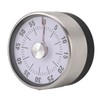 Mechanical Countdown Timer 60 Minute Magnetic Stainless Steel Visual Kitchen
