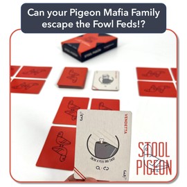 Barrel Aged Games: Stool Pigeon | Quick Tactical Pigeon Mafia Card Game You Will Play for Hours! Easy to Teach, Fun for All, Ages 8+, 2-6 Players