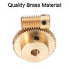 uxcell Worm Gear Set - 0.5 Module 60:1 Reduction Rate