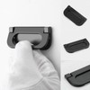 Evionlin 【2 Pack 】 Flush Pull Handle BlackInvisible Flip Drawer