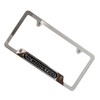 Funny Eco Boost Boosted License Plate Frame Cover Holder Chrome