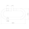 10mm Quick Link for Connecting Galvanised Steel Chain Heavy Duty