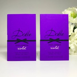 Dolce&Gabbana 2 Dolce Gabbana Violet Eau de Toilette Sample Spray 0.05oz/ 1.5ml New In Card
