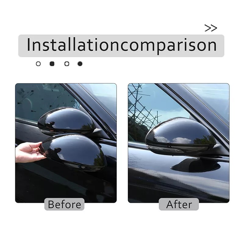 e-power-auto-Trim For Alfa Romeo Giulia 2017-2022 Side Rearview Mirror Caps