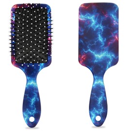 Kids Hair Brush for Boys Girls Toddler - Detangler Hairbrush for Wet Dry Thin Long Curly Hair Pain-Free Comb Glide Through Tangles with Ease and Massage Scalp (Lightning)