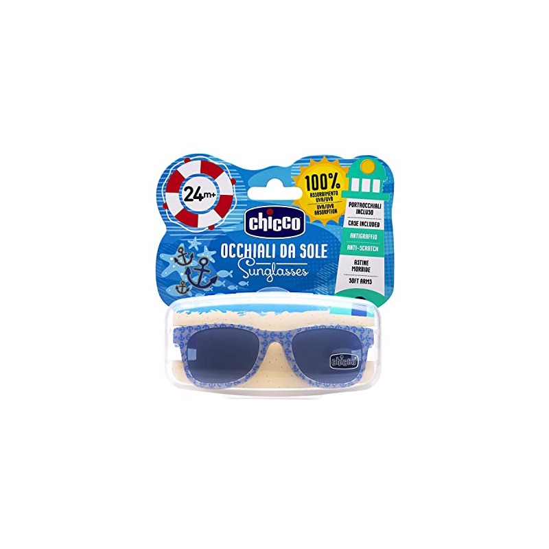 Chicco Kids Sunglasses 24M + Anchor Durable Anti-Scratch Lenses UVA
