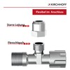 Kirchhoff Sink Trap, Including 98800104 Angle Valve, ½ Inch Drain