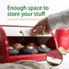 X458 Metal Bread Box/Bin/kitchen Storage Containers with Roll Top Lid