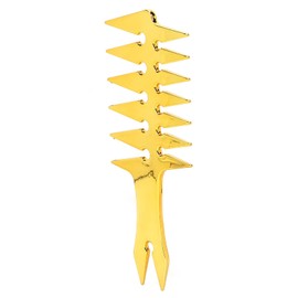 KooingTech Texture Comb, 7.9x3.1x0.2in Double Sided Mens Styling Comb, Wide Tooth Rake Comb for Men's Unique Hairstyle