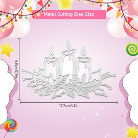 Die Cut for Card Making Candle Scrapbooking Embossing Album Craft Card Making Supplies Halloween Stamps and Dies for Cutting